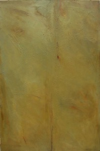 Scratching the facade, 2005. Oil on canvas. 120 x 80 cm