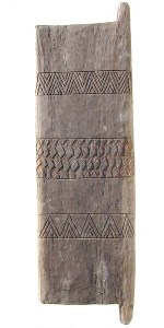 Tonga Door, Wood. Height 175cm